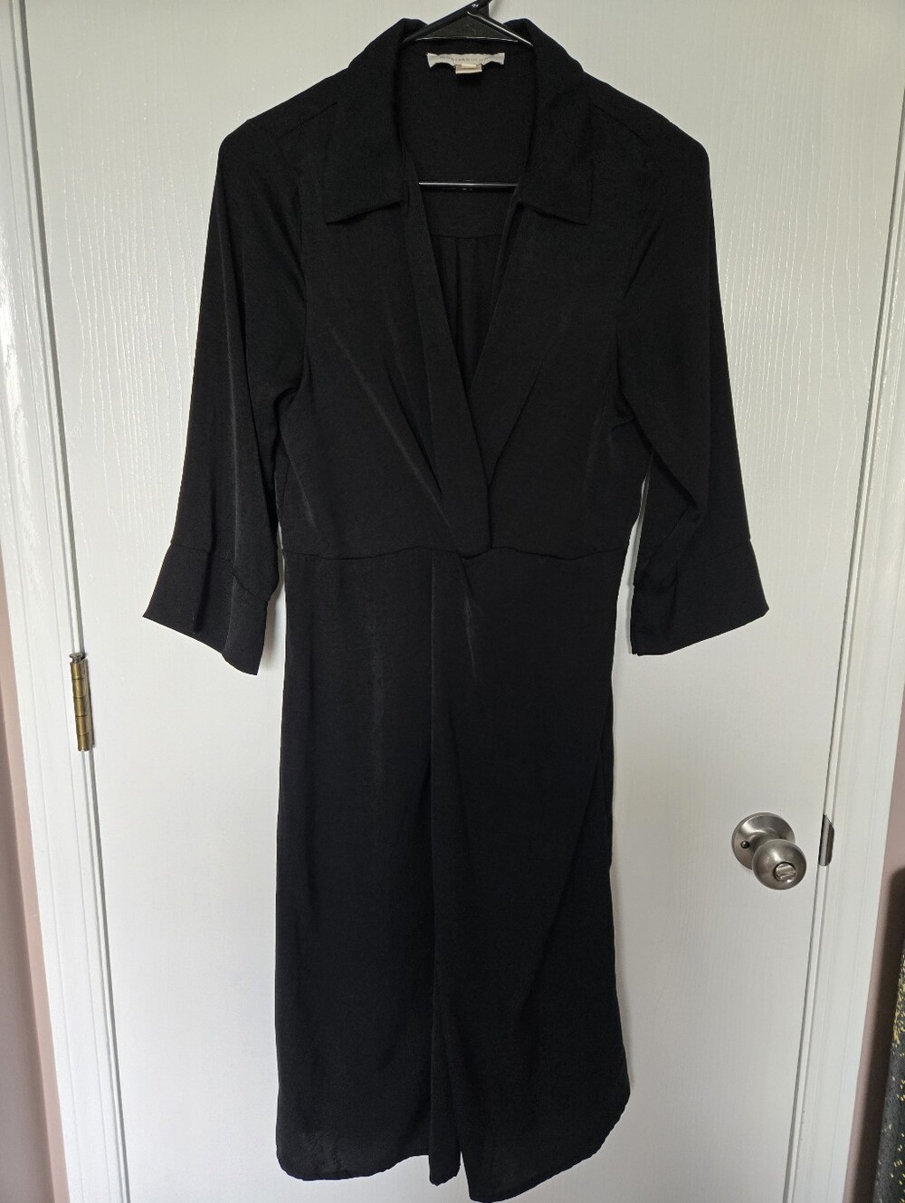 Monteau | Black Long Sleeve Dress